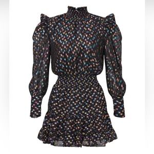 MISA GIANNA POLKA DOT DRESS